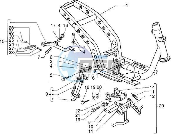 Chassis - Central stand