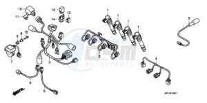 CBR1000RR9 UK - (E / MKH MME TRI) drawing SUB HARNESS (CBR1000RR)