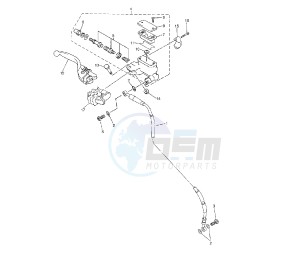 WR F 250 drawing FRONT MASTER CYLINDER