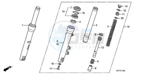 SH150D9 Europe Direct - (ED / KMH) drawing FRONT FORK