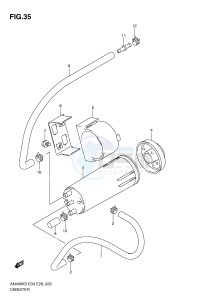 AN400 (E3-E28) Burgman drawing CANISTER (E33)