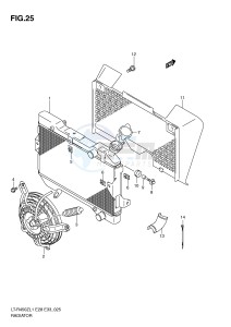 LT-R450 (E28-E33) drawing RADIATOR