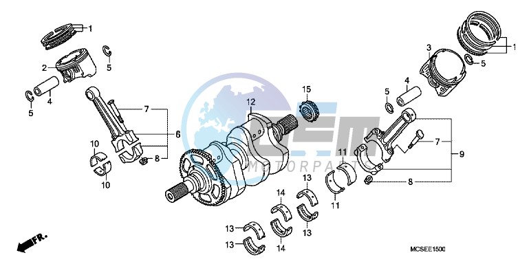 CRANKSHAFT/PISTON