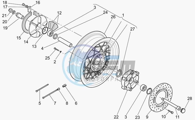 Rear mudguard