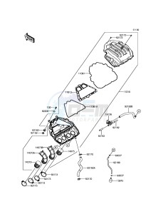 Z900 ABS ZR900BHF XX (EU ME A(FRICA) drawing Air Cleaner