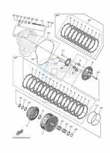 MT-09 MTN890-U (BMR1) drawing CLUTCH