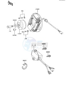 KX 125 D [KX125] (D1) [KX125] drawing IGNITION