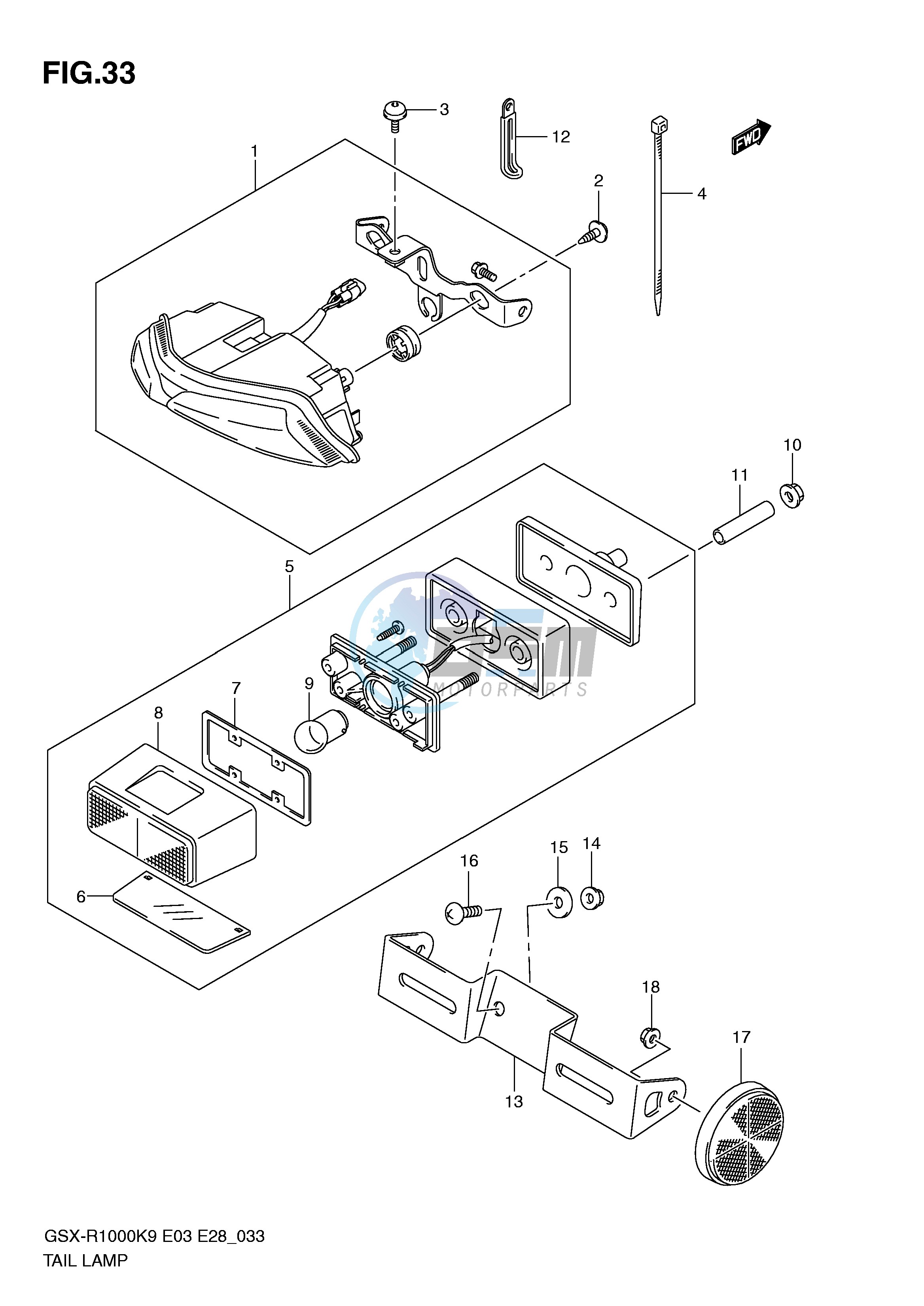 REAR COMBINATION LAMP