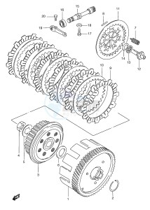 TS185ER (E1) drawing CLUTCH