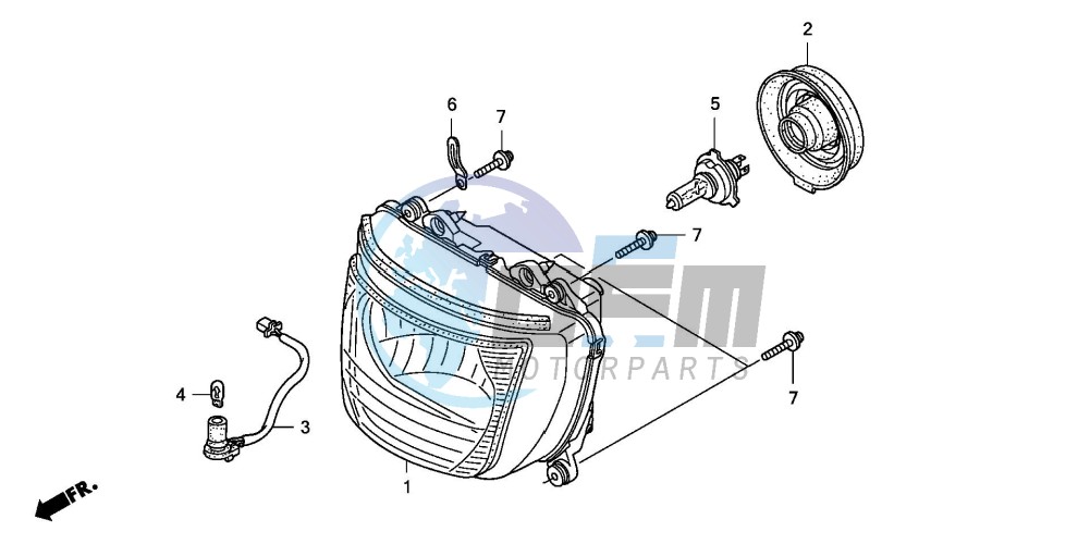 HEADLIGHT (CB1300S/SA)