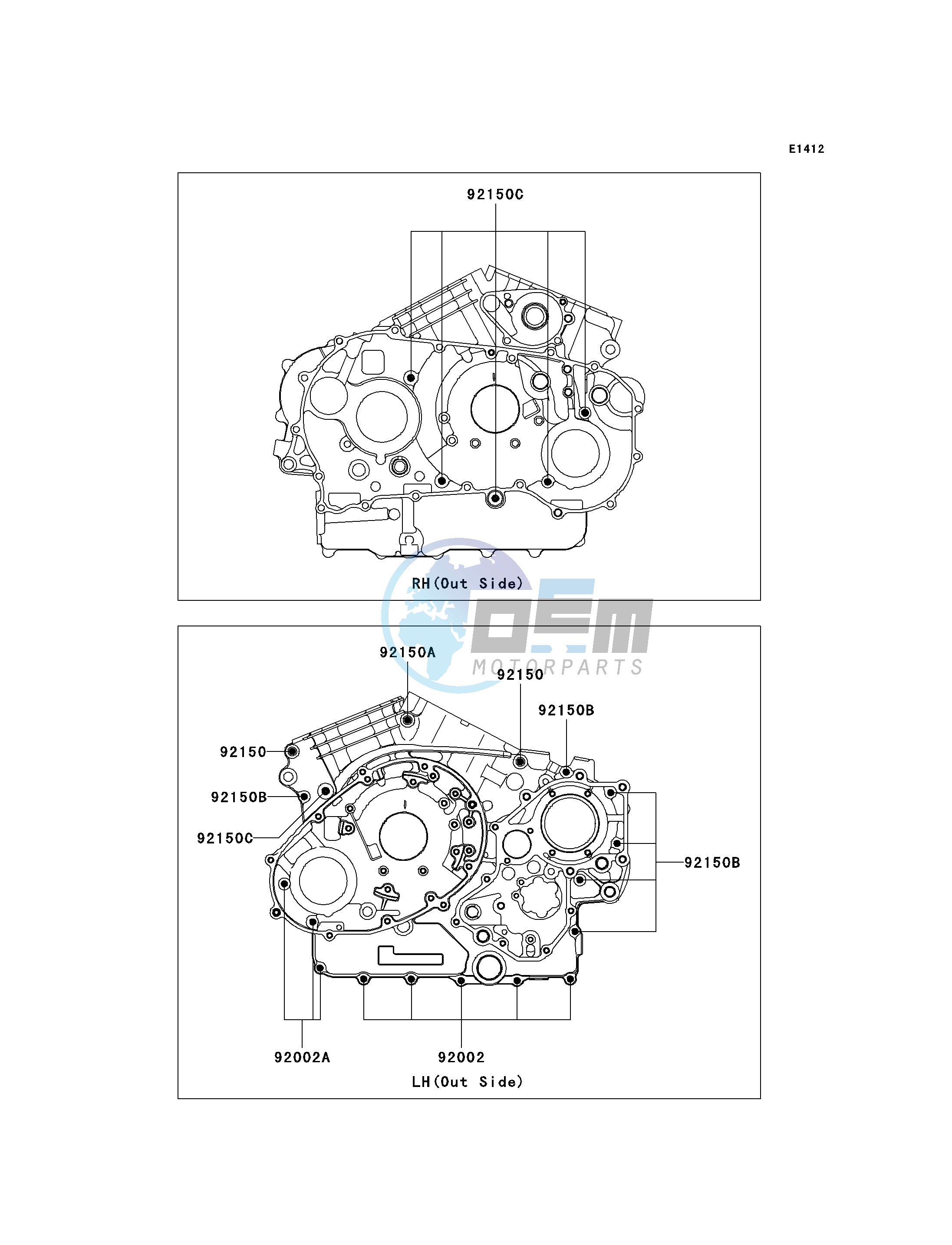 CRANKCASE BOLT PATTERN