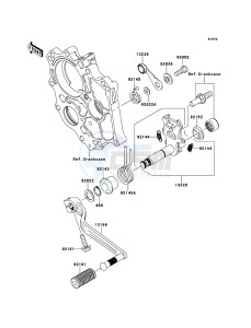 ER-6n ABS ER650B8F GB XX (EU ME A(FRICA) drawing Gear Change Mechanism