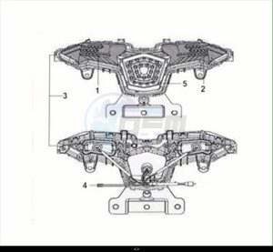 CRUISYM a 300 (LV30W2Z1-EU) (M2) drawing TAIL LIGHT