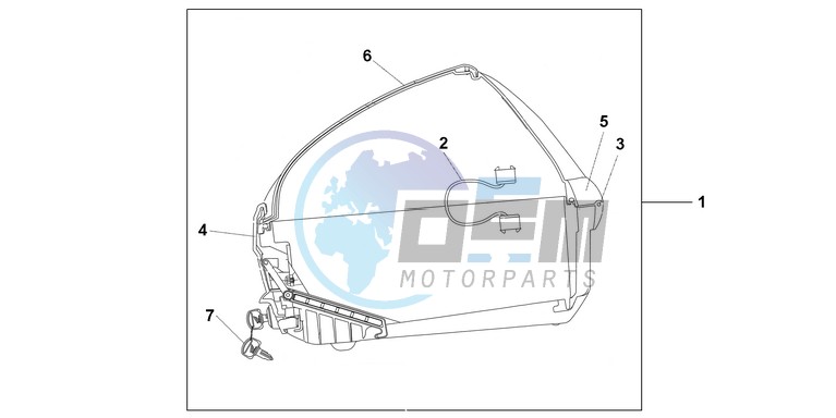 45L TOP BOX NIGHTSTAR BLACK