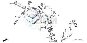 CRF450X9 U drawing BATTERY