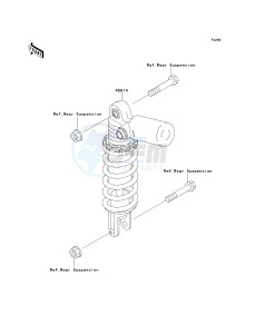 ZX 750 P [NINJA ZX-7R] (P5-P8) [NINJA ZX-7R] drawing SHOCK ABSORBER-- S- -