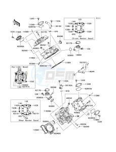 KSV 700 C [KFX700] (C6F) C6F drawing CYLINDER HEAD