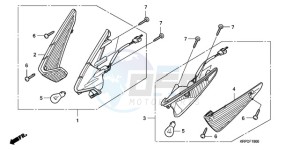 SCV100F9 Australia - (U) drawing FRONT WINKER