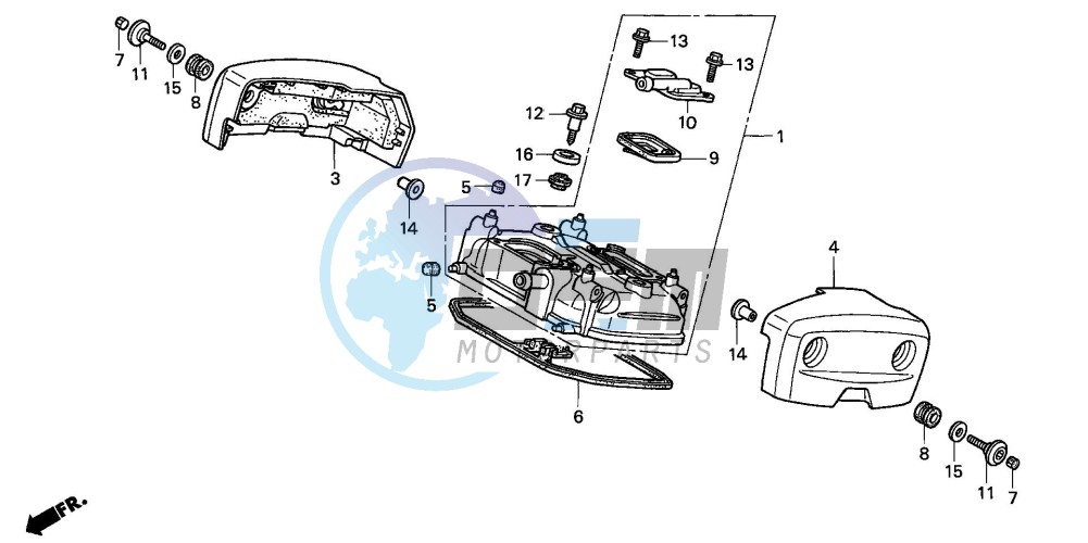 CYLINDER HEAD COVER (REAR)