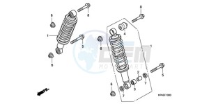 TRX420FEA Australia - (U / 4WD) drawing FRONT CUSHION