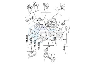 YZF R6 600 drawing ELECTRICAL DEVICES