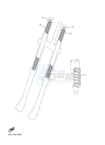 WR250F (1HCE) drawing ALTERNATE FOR CHASSIS