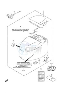 DF 50A drawing Engine Cover