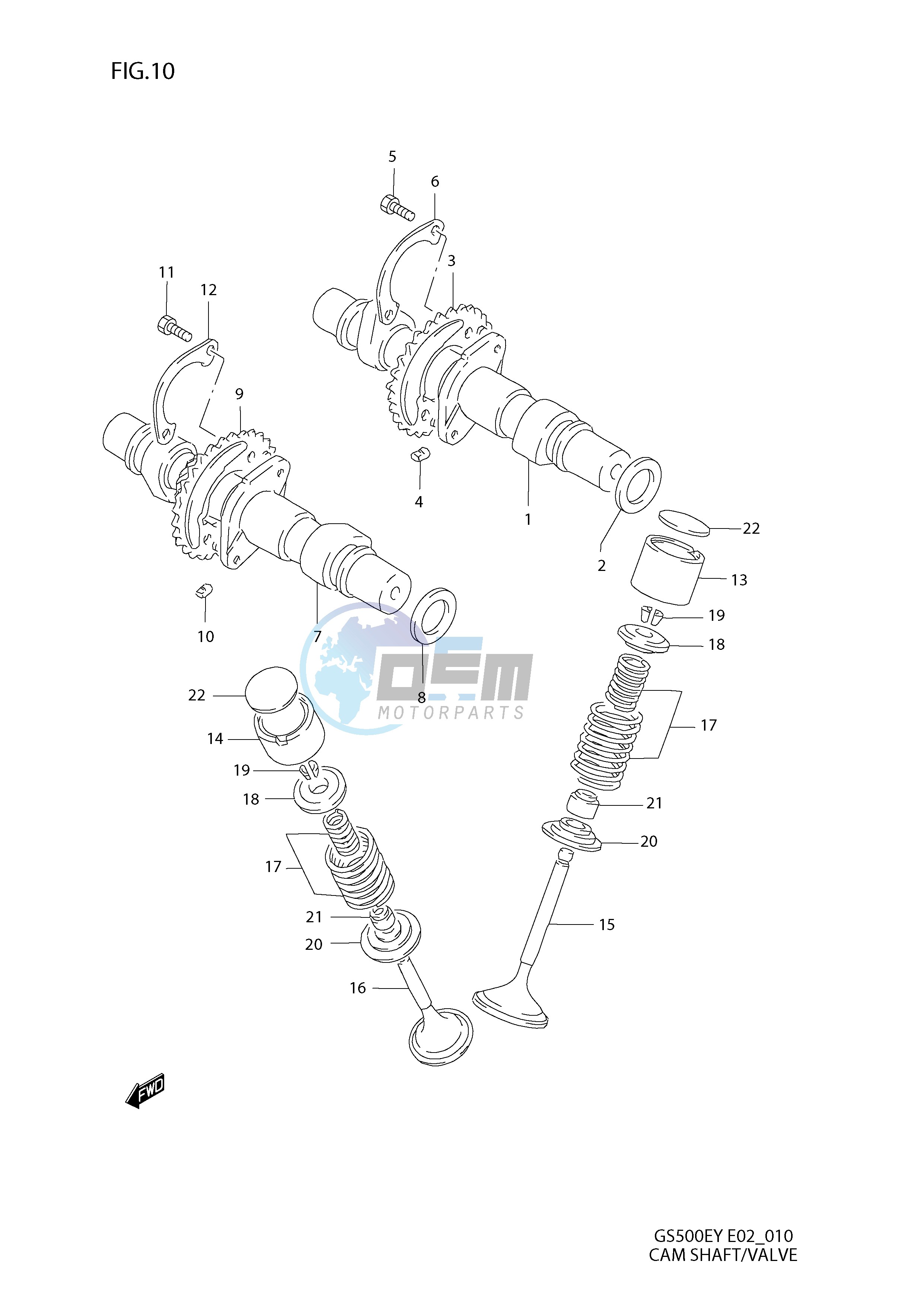 CAM SHAFT - VALVE