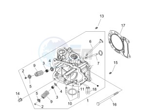 LXV 150 4T USA drawing Head unit - Valve