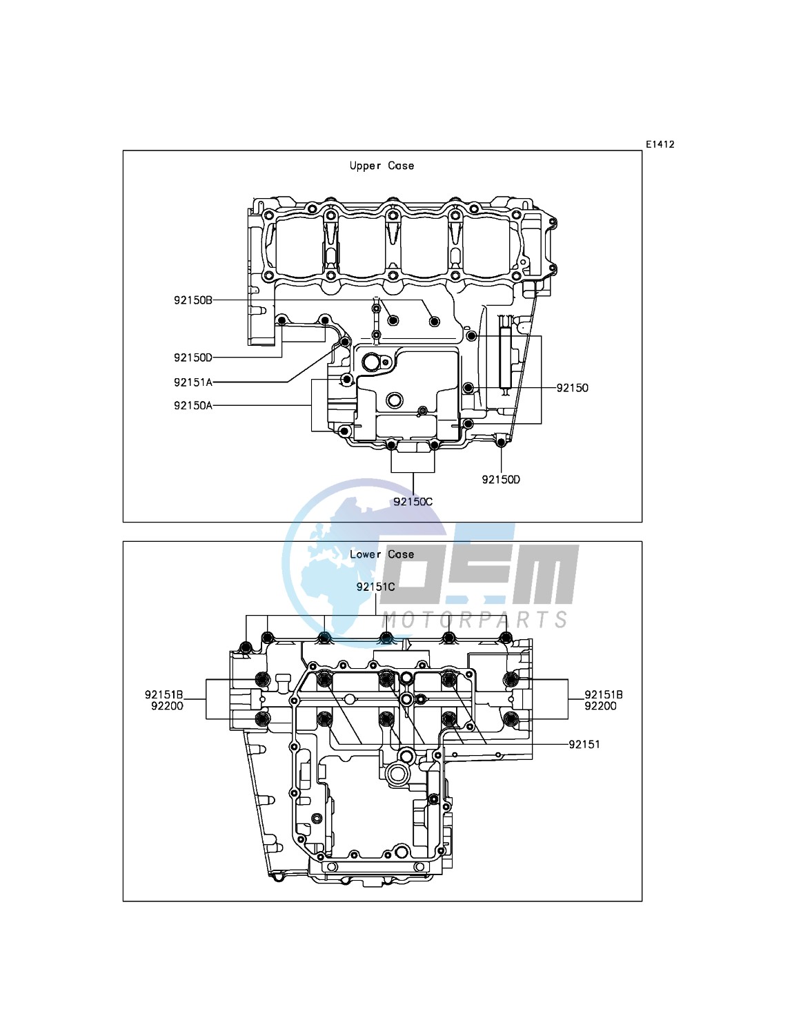 Crankcase Bolt Pattern