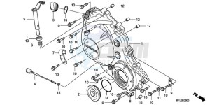 CBR1000RR9 Korea - (KO / MK) drawing RIGHT CRANKCASE COVER