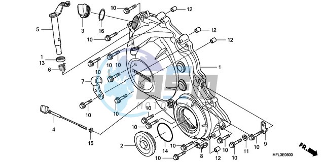 RIGHT CRANKCASE COVER