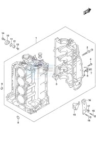 DF 200A drawing Cylinder Block