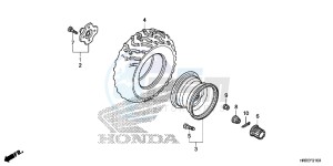 TRX420TM1F TRX420 Europe Direct - (ED) drawing REAR WHEEL