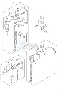 DF 9.9B drawing Switch Remote Control