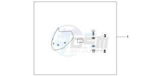 CB600F9 Spain - (SP / 25K) drawing FLY SCREEN