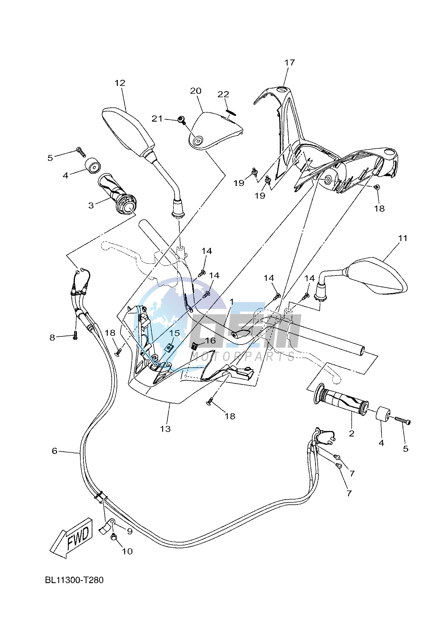 STEERING HANDLE & CABLE