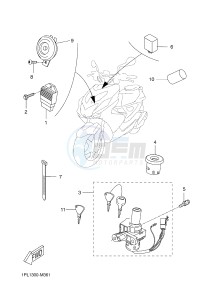 NS50N AEROX NAKED (1PL4) drawing ELECTRICAL 1