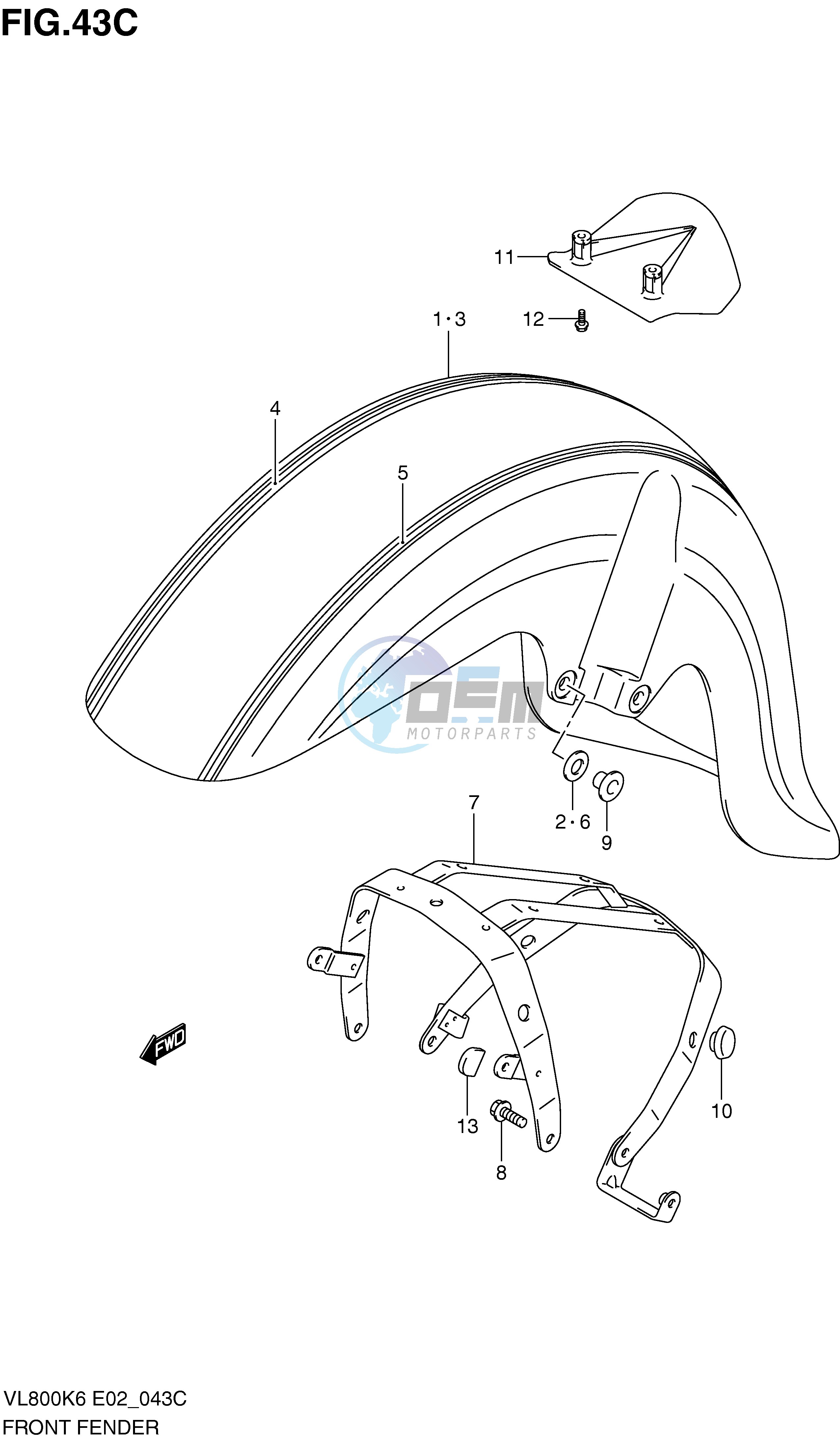 FRONT FENDER (MODEL L0)