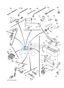 YFM350 YFM35RD RAPTOR 350 (1BSA 1BS9) drawing ELECTRICAL 1