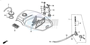 MT50F drawing FUEL TANK