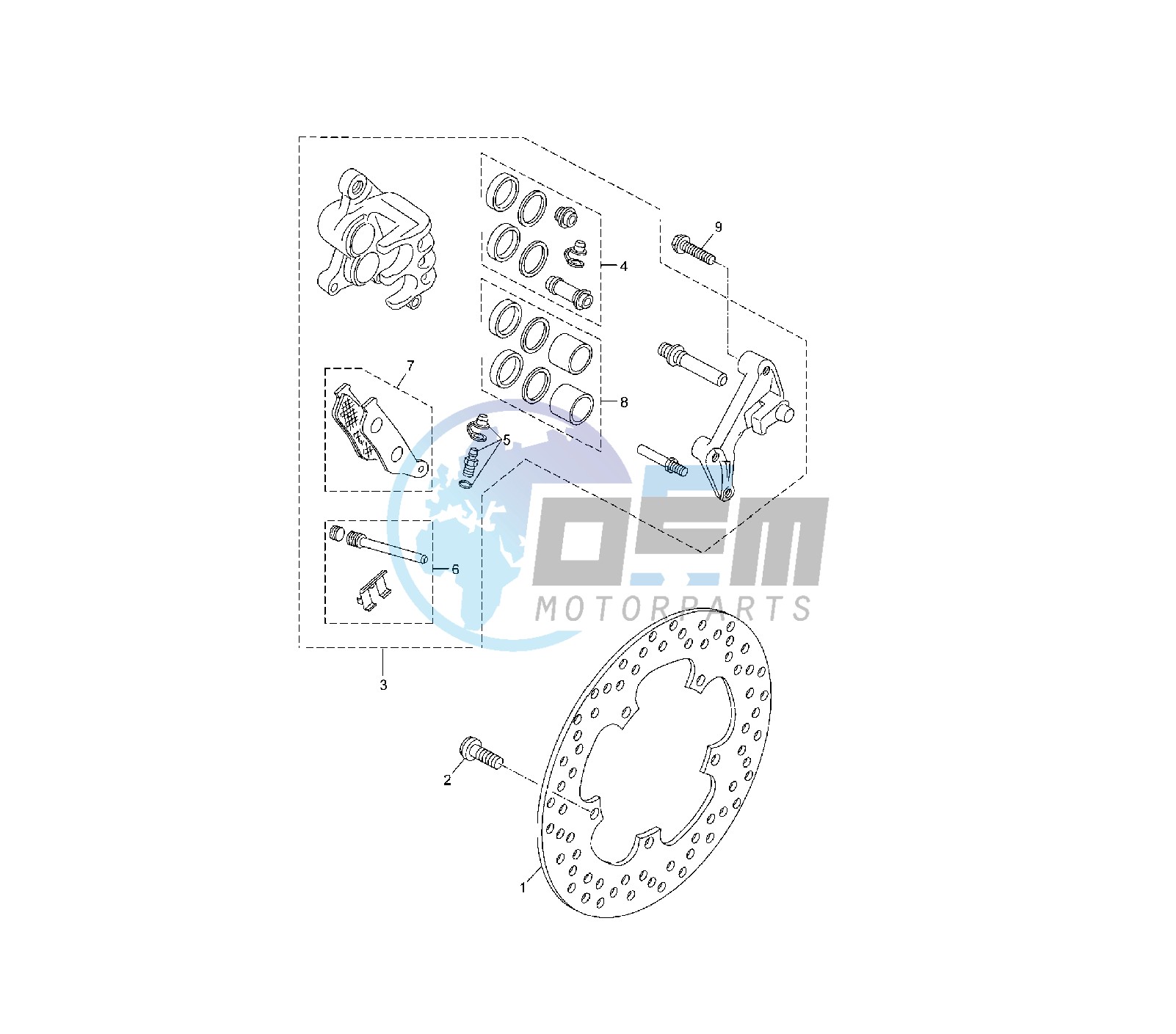 FRONT BRAKE CALIPER