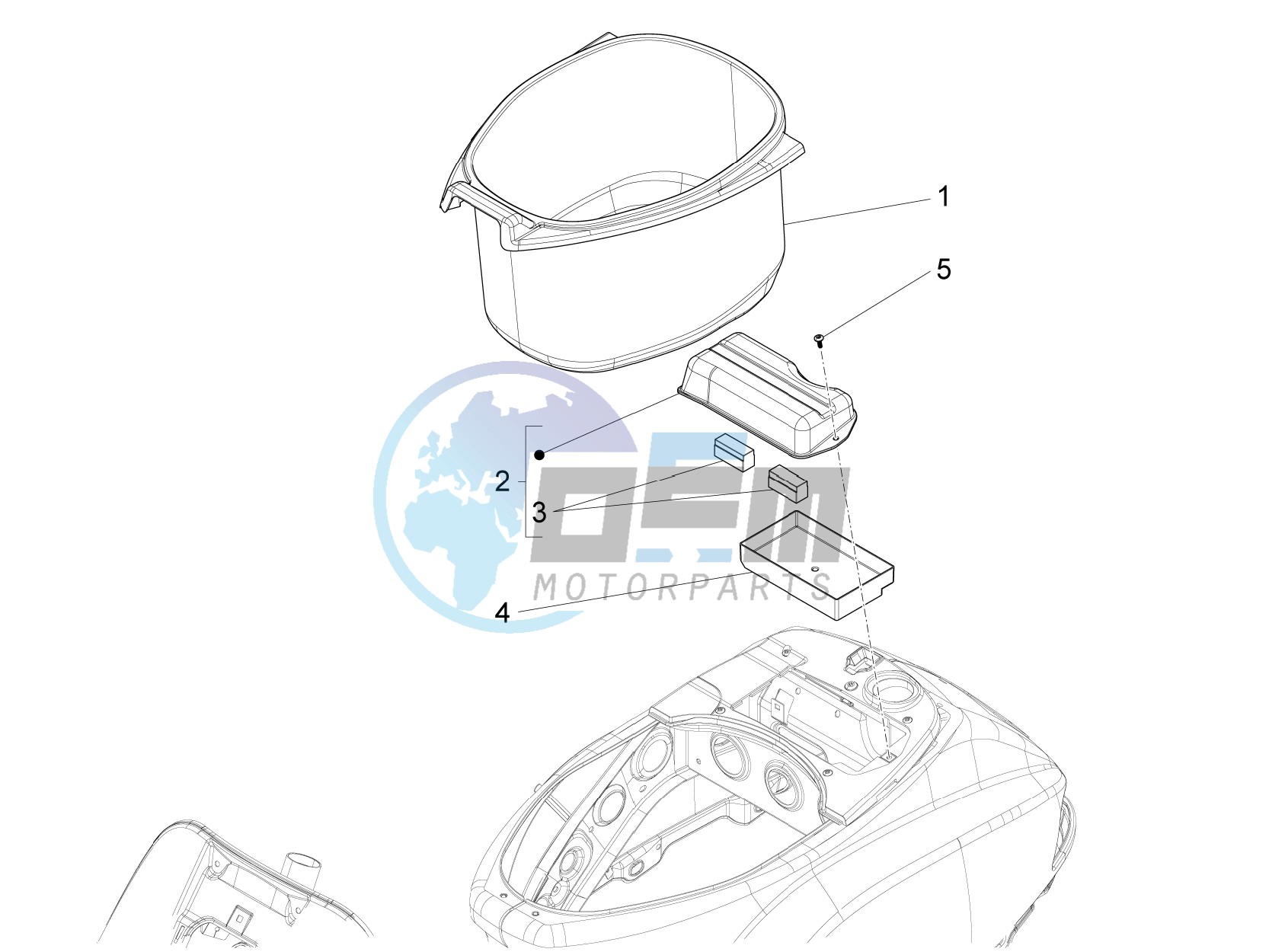 Helmet huosing - Undersaddle