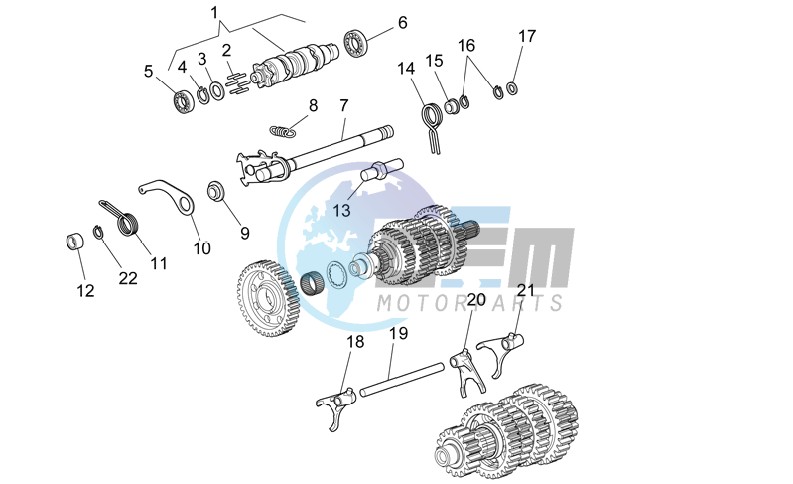 Gear box selector