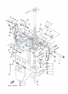 FL250BETU drawing FRONT-FAIRING-BRACKET