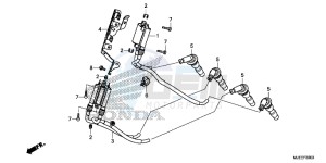 CB650FAE CB650FA 2ED drawing IGNITION COIL