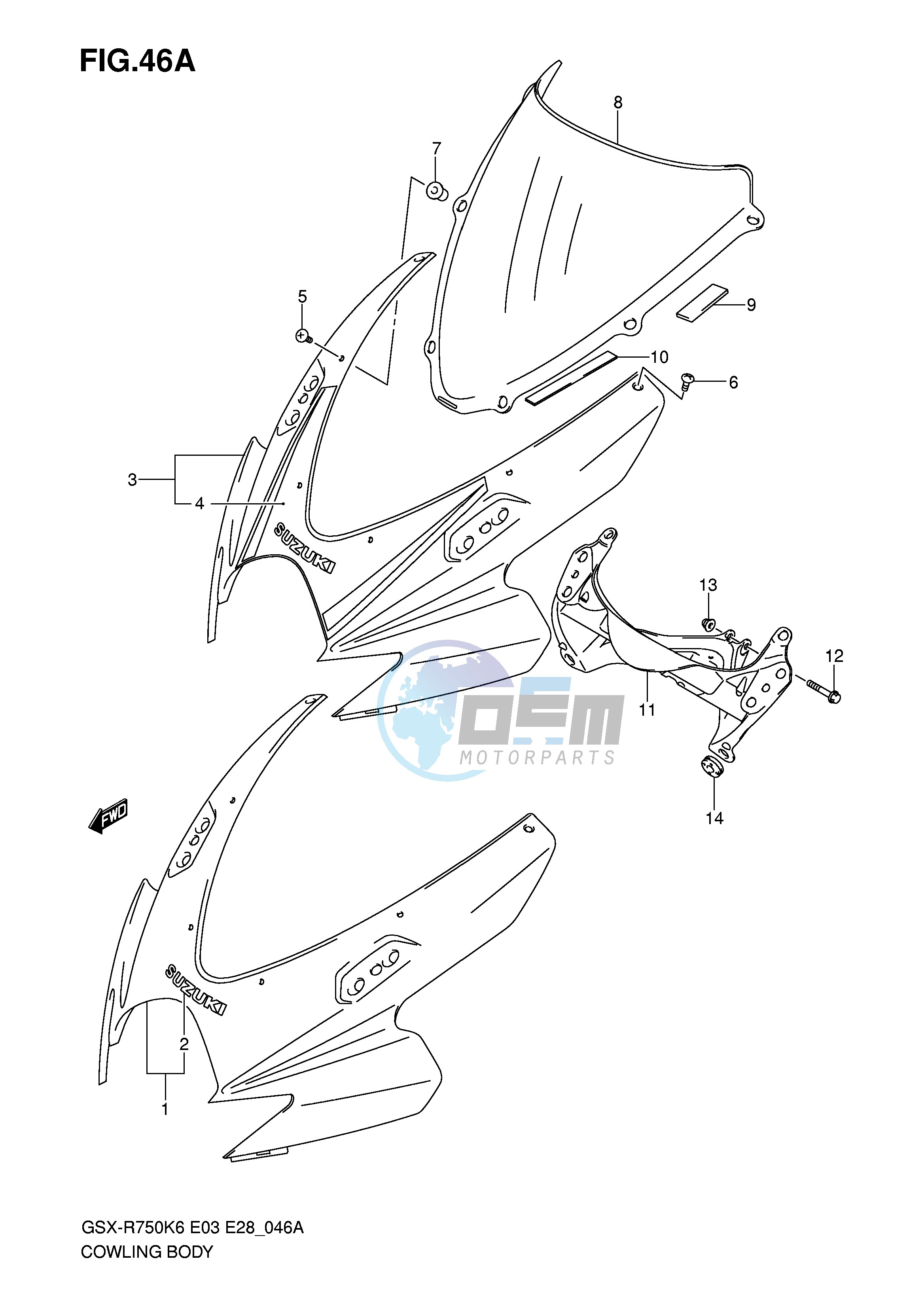 COWLING BODY (MODEL K7)