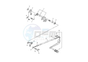 YZF R1 1000 drawing SHIFT SHAFT