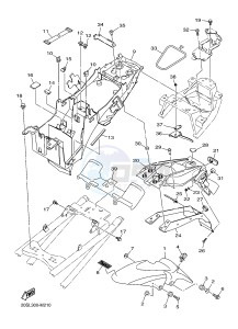 XJ6N 600 XJ6-N (NAKED) (20SV) drawing FENDER