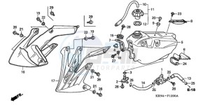 CRF250R9 ED / BLA CMF drawing FUEL TANK